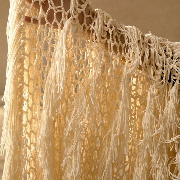 Apricot Casual Women's Beaded Knit Dress - Picture 7 of 7